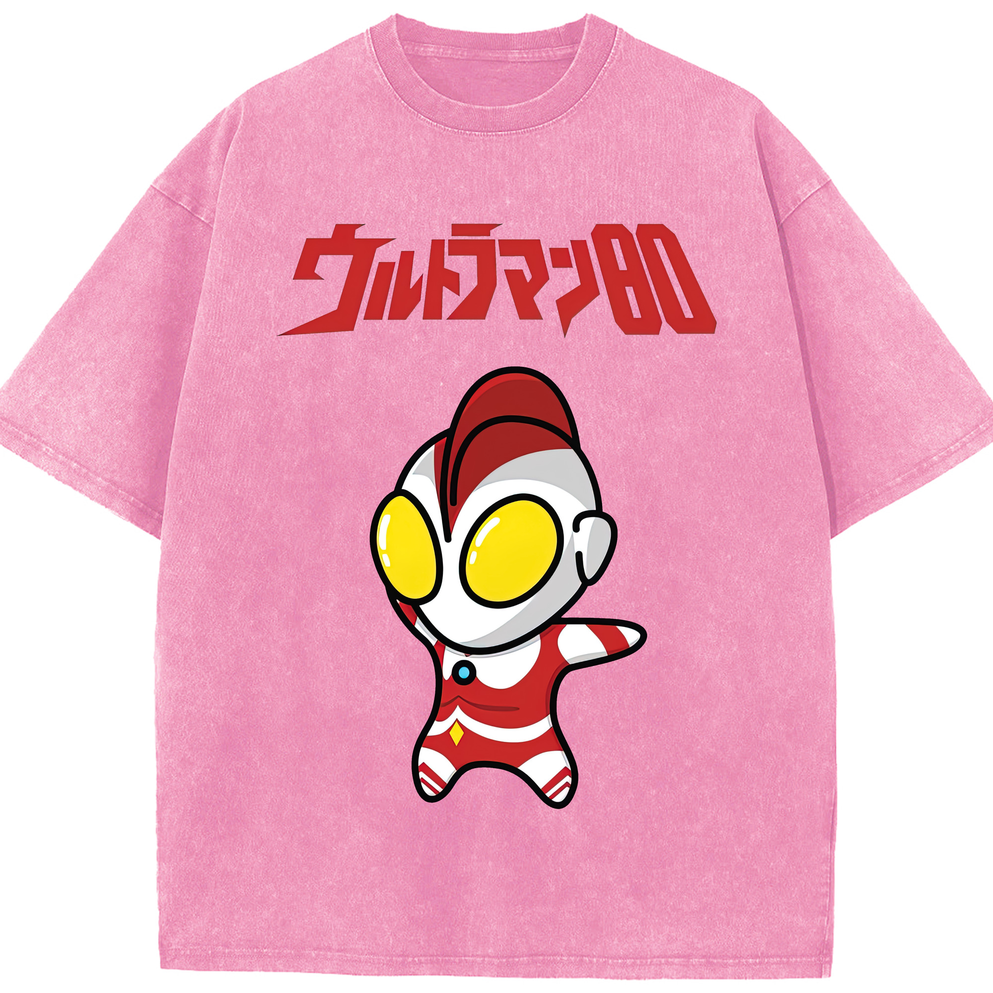 （画像用） ウルトラマン Ultraman 綿100% ヴィンテージ風 半袖Tシャツ（フロントプリント）